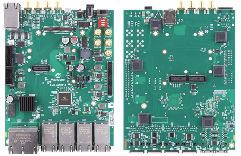 Microchip Technology EVB-LAN8814 평가 보드(EV53D52A)